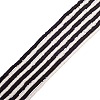 10Strand 2 Colors Black and White Flat Round Eco-Friendly Handmade Polymer Clay Beads CLAY-CJ0001-36-1