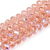 Electroplate Glass Beads Strands LS-EGLA-A044-T8mm-L21-1