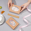 Foldable Creative Kraft Paper Box CON-WH0085-29A-3