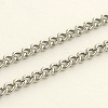 Tarnish Resistant 304 Stainless Steel Curb Chains CHS-Q001-20-100m-1