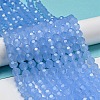Imitation Jade Glass Beads Stands EGLA-A035-J8mm-D03-2
