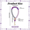 1Pc Silicone & Wood Pendant Decorations HJEW-BM0001-61C-2
