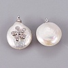 Natural Cultured Freshwater Pearl Pendants PEAR-F008-47P-2