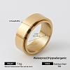 304 Stainless Steel Rotating Finger Rings GE6101-5-1