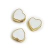 Light Gold Plated Alloy Enamel Beads ENAM-WH0001-25C-1