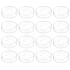 20Pcs Transparent Plastic Candle Holder AJEW-LP0001-04-1