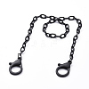 Personalized ABS Plastic Cable Chain Necklaces X-NJEW-JN02850-2