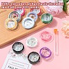 12 Rolls 12 Colors Flat Elastic Crystal String EW-YW0001-18-3