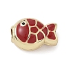 Brass Enamel Beads KK-K368-18G-04-1