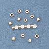 ARRICRAFT 50Pcs Brass Spacer Beads KK-AR0003-18-4