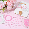 450Pcs 4 Styles Spray Painted Crackle Glass Beads CCG-PA0001-09E-4