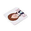 Square Paper Earring Display Cards CDIS-C004-02D-4