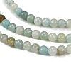 Natural Flower Amazonite Beads Strands G-M438-A08-01-3