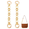 2Pcs Alloy Rectangle & Octagon Link Chain Bag Extension Chains HJEW-HS00047-1