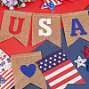 1Pc Word USA Linen Hanging Banners Flags AJEW-SP0001-61-3