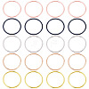 20Pcs 5 Colors Iron Rings FIND-TA0011-03-2