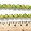 Dyed Natural Dolomite Beads Strands G-D337-8mm-D04-5