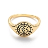 Brass Signet Ring for Women LS-RJEW-E058-01G-03-3