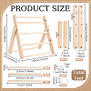 4-Tier Wooden Bracelet Organizer Display Riser Stands ODIS-WH0043-263B-2