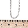 Brass Oval Link Chain Necklaces NJEW-H053-01A-P02-5