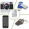 8Pcs 2 Colors Polyester Mobile Phon Straps AJEW-GF0009-47-5