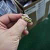 201 Stainless Steel Epoxy Resin Finger Rings for Unisex WG56189-01-2