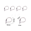 304 Stainless Steel Leverback Earring Findings STAS-L190-14S-1