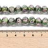 Handmade Foil Lampwork Beads Strands FOIL-S136-001A-4