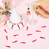 30Pcs Rack Plating Alloy Enamel Pendants FIND-SC0014-82G-3