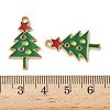 304 Stainless Steel Enamel Pendants STAS-L300-012G-28-3