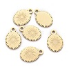 Ion Plating(IP) 304 Stainless Steel Charms X-STAS-F256-054G-1