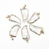 Natural Quartz Crystal Pendants G-Q492-01-1