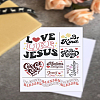 Self-Adhesive Silk Screen Printing Stencil X1-DIY-WH0338-351-1