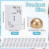 25Pcs Wood Name Card Clip AJEW-GO0005-15-2