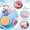 4Pcs 4 Styles Cup Mat Silicone Molds SIL-BG0001-01-4