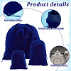 12Pcs 3 Styles Velvet Jewelry Drawstring Gift Bags TP-GA0001-01-3