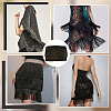 Polyester Tassel Lace Trim SRIB-WH0011-251A-01-6