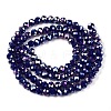 Electroplate Glass Beads Strands X-EGLA-A044-P3mm-B07-3