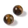 Natural Tiger Eye No Hole Sphere Beads G-K353-04A-04-2