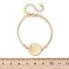 Religion 304 Stainless Steel Link Bracelets for Women BJEW-F524-02C-G-5