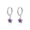 Stylish Stainless Steel Flower Pendant Earrings for Women's Daily Wear BI5693-2-1