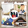 8Pcs 4 Colors Plush Cloth Watch Storage Pouches with Snap Button TP-DR0001-05-5
