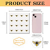 8 Sheets Plastic Waterproof Self-Adhesive Picture Stickers DIY-WH0428-048-2