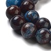 Natural Blue Opal Beads Strands G-H045-A02-8MM-3