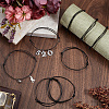 60Pcs Mixed Size Adjustable DIY Imitation Leather Bracelet Making BJEW-SP0001-05-4