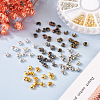 480Pcs 6 Colros Iron Crimp Beads Covers IFIN-PJ0001-01-5