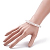 Acrylic Curved Tube Chunky Stretch Bracelet for Women BJEW-JB08134-01-3