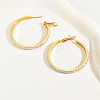 Elegant Geometric Earrings Set with Sparkling Crystals MO1807-1