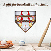 Baseball Theme Wood Wall Mounted Finger Ring Organizer Display Stands AJEW-WH0031-70A-5