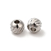 Non-Tarnish 201 Stainless Steel Bead STAS-H214-29B-P-2-2